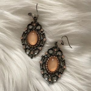 Vintage Style Blush Earrings